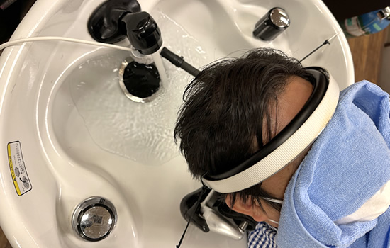 頭皮クレンジング